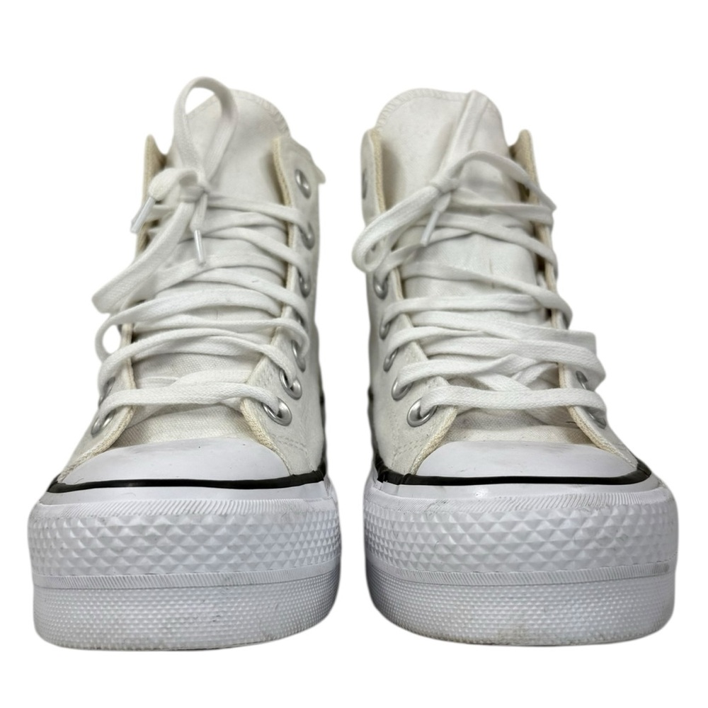 Converse Kids Chuck Taylor All Star Lift Platform Canvas High-Top Sneakers - Picture 4 of 15